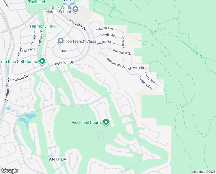 map of restaurants, bars, coffee shops, grocery stores, and more near 59 Desert Highlands Drive in Henderson