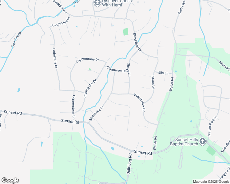 map of restaurants, bars, coffee shops, grocery stores, and more near 1466 Marcasite Drive in Brentwood