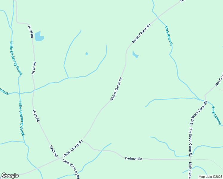 map of restaurants, bars, coffee shops, grocery stores, and more near 1840 Shiloh Church Road in Camden