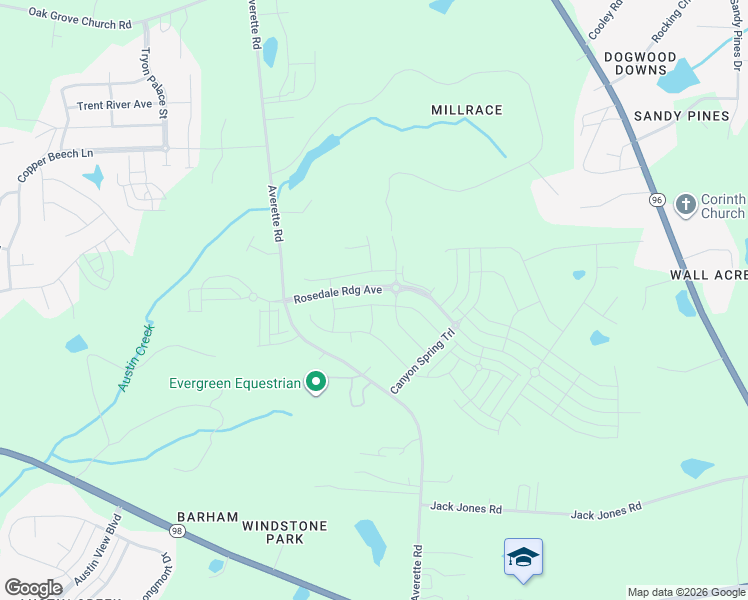 map of restaurants, bars, coffee shops, grocery stores, and more near 1745 Winter Jasmine Lane in Wake Forest