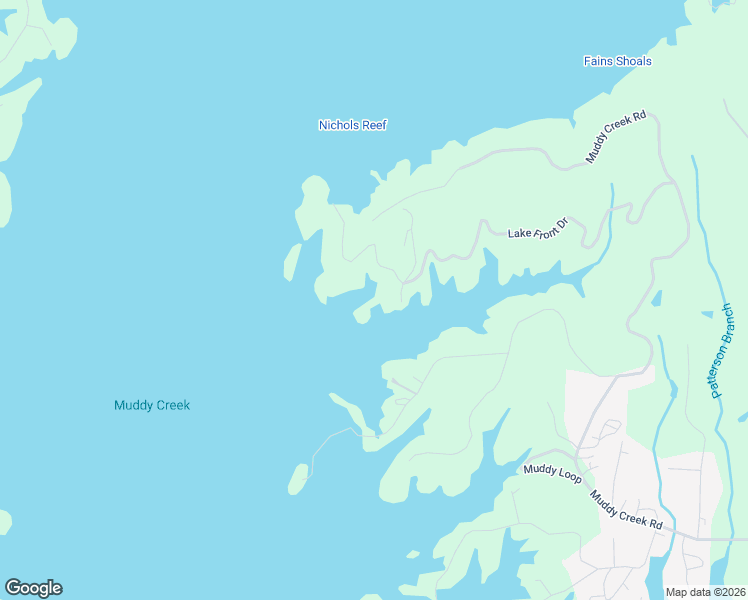 map of restaurants, bars, coffee shops, grocery stores, and more near 1385 Lake Front Drive in Dandridge
