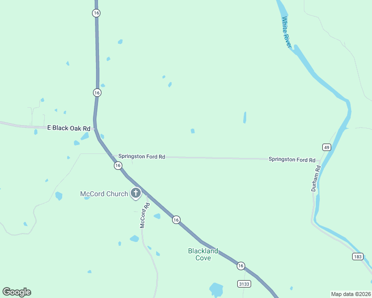 map of restaurants, bars, coffee shops, grocery stores, and more near 19816 Springston Ford Road in Elkins