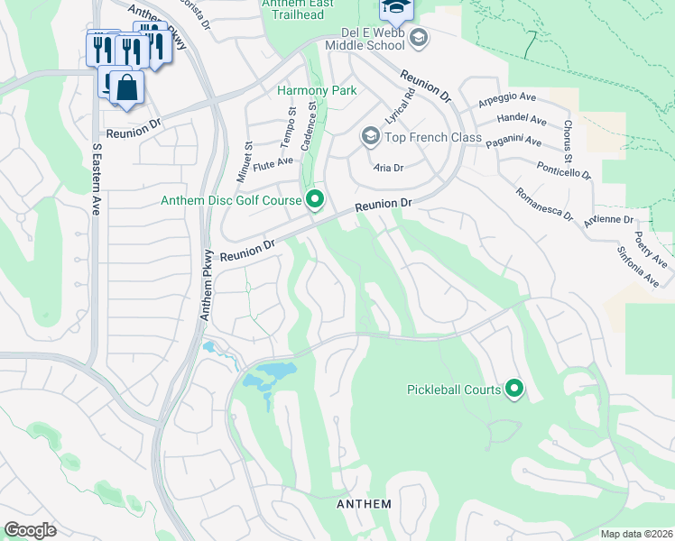 map of restaurants, bars, coffee shops, grocery stores, and more near 8 Brays Island Drive in Henderson