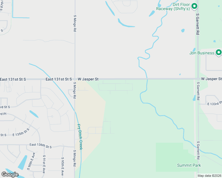 map of restaurants, bars, coffee shops, grocery stores, and more near East 131st Street South in Bixby