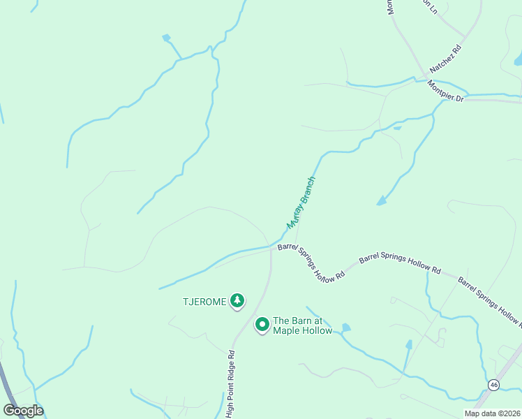 map of restaurants, bars, coffee shops, grocery stores, and more near 824 High Point Ridge Road in Franklin