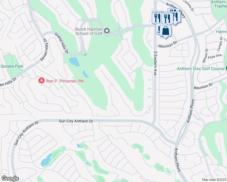 map of restaurants, bars, coffee shops, grocery stores, and more near 1602 Villa Rica Drive in Henderson