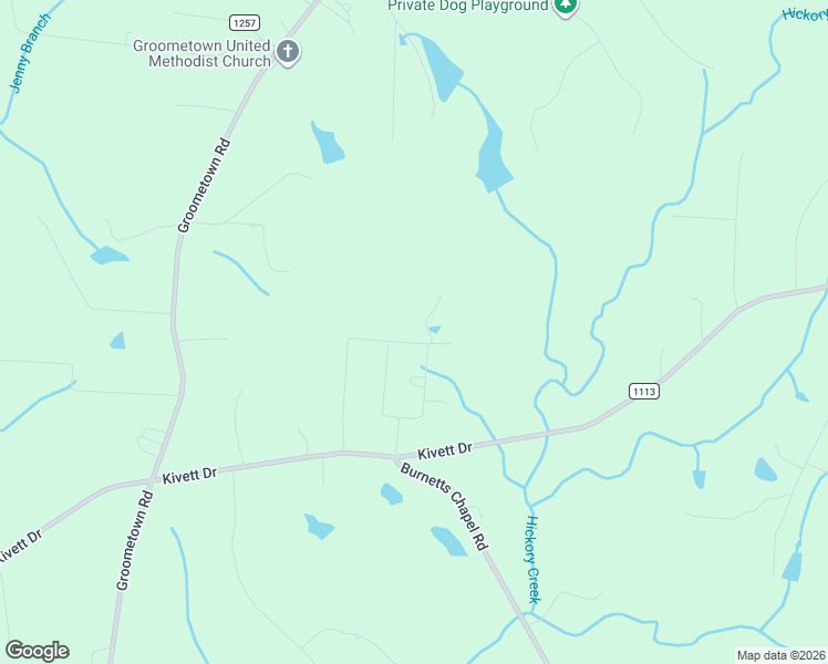 map of restaurants, bars, coffee shops, grocery stores, and more near 3810 Bramblewood Drive in Greensboro