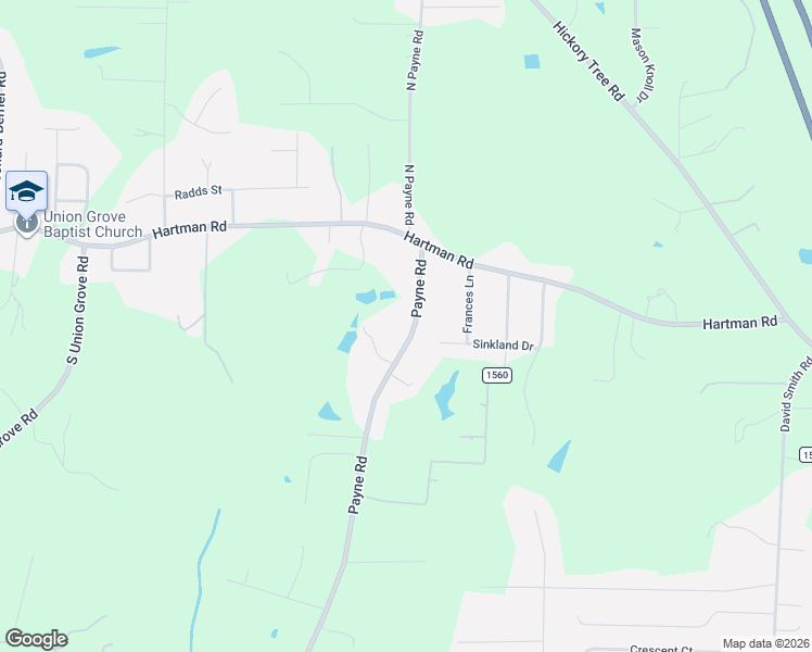 map of restaurants, bars, coffee shops, grocery stores, and more near 2197 Payne Road in Lexington
