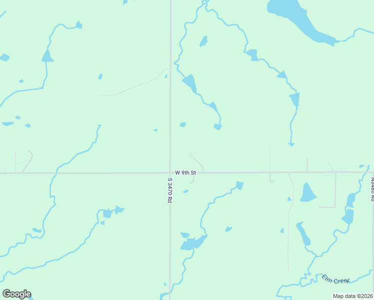 map of restaurants, bars, coffee shops, grocery stores, and more near 3510 West 9th Street in Cushing