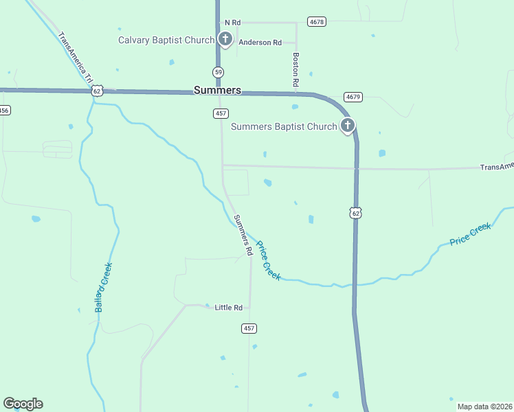 map of restaurants, bars, coffee shops, grocery stores, and more near Summers Road in Summers