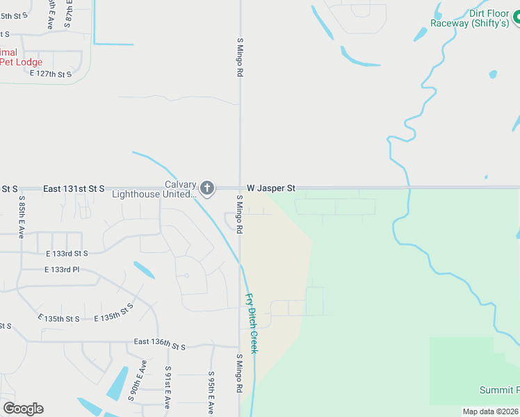 map of restaurants, bars, coffee shops, grocery stores, and more near 9504 East 132nd Street South in Bixby