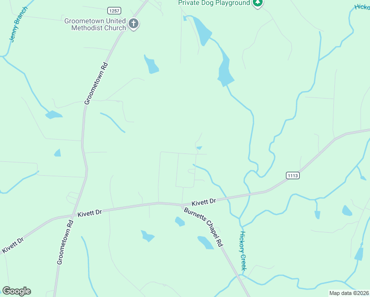 map of restaurants, bars, coffee shops, grocery stores, and more near 3810 Bramblewood Drive in Greensboro