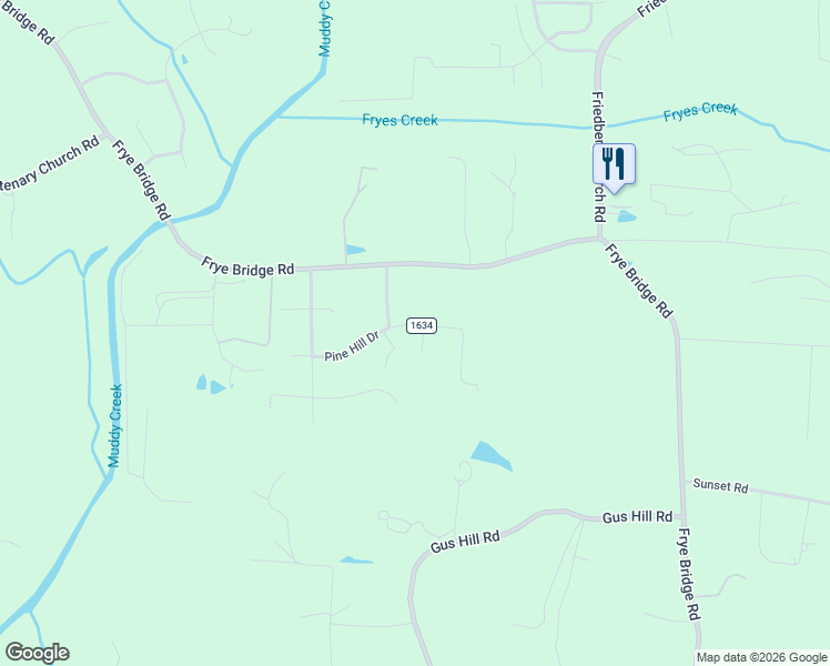 map of restaurants, bars, coffee shops, grocery stores, and more near 346 Pine Hill Drive in Clemmons