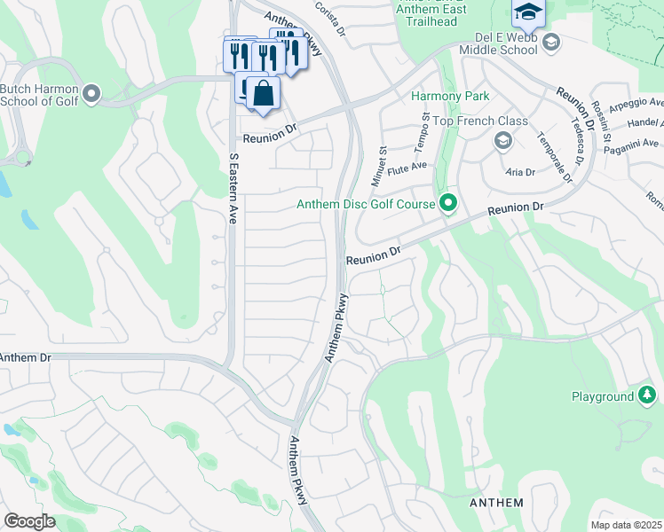 map of restaurants, bars, coffee shops, grocery stores, and more near 1510 Fieldbrook Street in Henderson