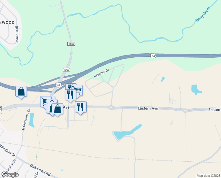 map of restaurants, bars, coffee shops, grocery stores, and more near 301 Regency Drive in Nashville