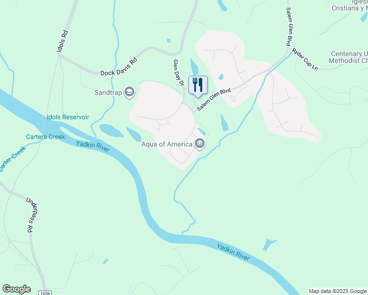 map of restaurants, bars, coffee shops, grocery stores, and more near 3004 Deercroft Lane in Clemmons