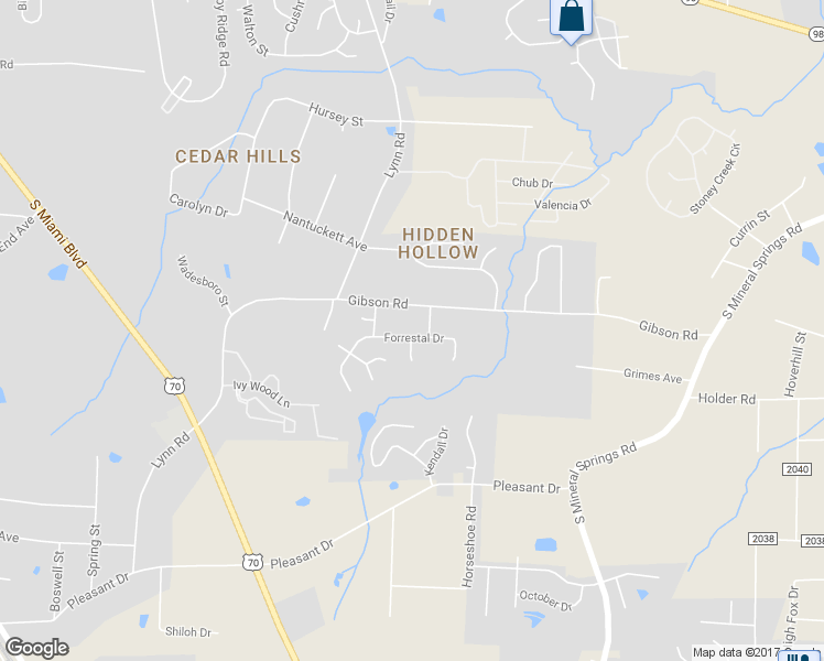 map of restaurants, bars, coffee shops, grocery stores, and more near 3201 Forrestal Drive in Durham