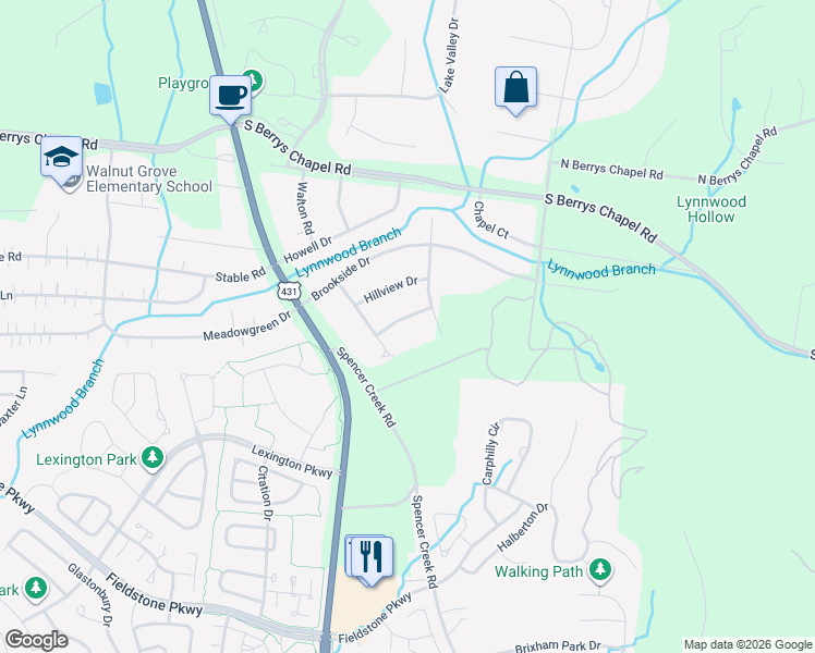 map of restaurants, bars, coffee shops, grocery stores, and more near 1321 Sheperd Drive in Franklin