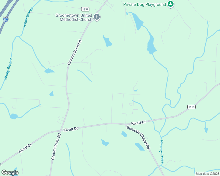 map of restaurants, bars, coffee shops, grocery stores, and more near 5500 Rutgers Road in Greensboro