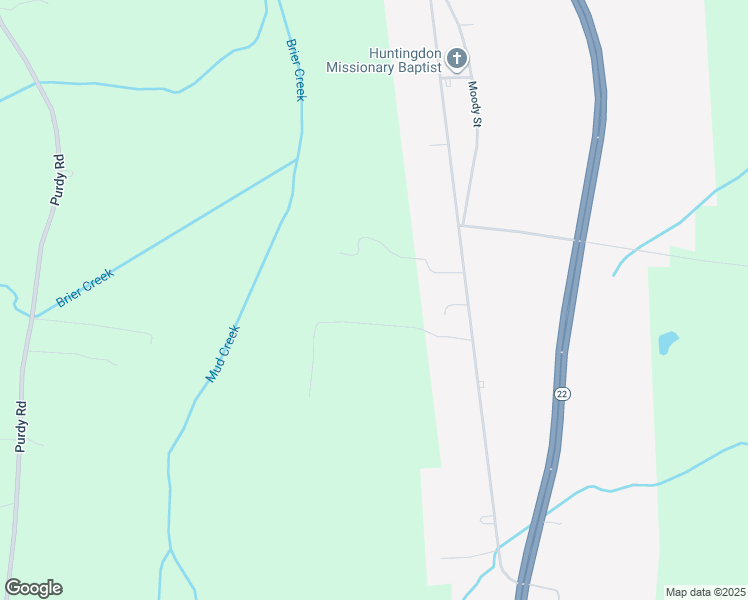 map of restaurants, bars, coffee shops, grocery stores, and more near Thompson Lane in Huntingdon