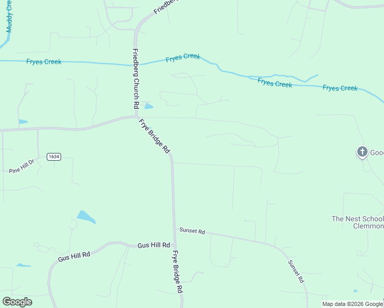 map of restaurants, bars, coffee shops, grocery stores, and more near 219 Franklin Lane in Clemmons