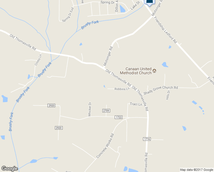 map of restaurants, bars, coffee shops, grocery stores, and more near 314 Robbins Lane in Winston-Salem