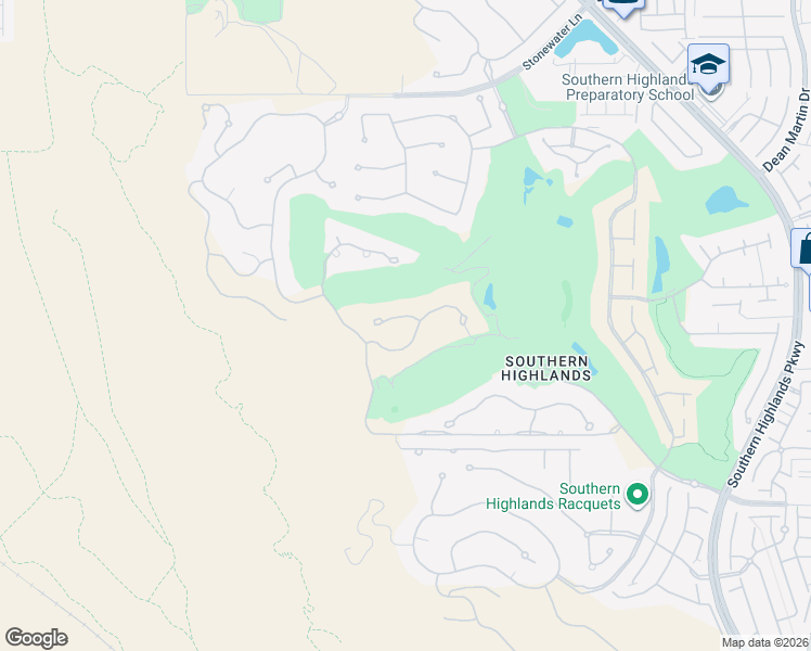 map of restaurants, bars, coffee shops, grocery stores, and more near 5 Wood Creek Court in Las Vegas