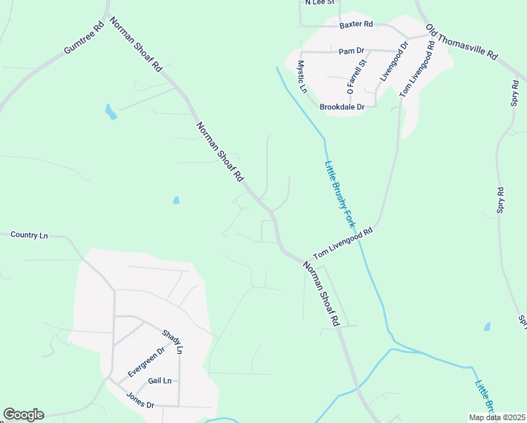 map of restaurants, bars, coffee shops, grocery stores, and more near 1687 Norman Shoaf Road in Winston-Salem