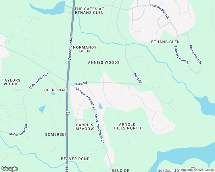 map of restaurants, bars, coffee shops, grocery stores, and more near 11516 John Allen Road in Raleigh
