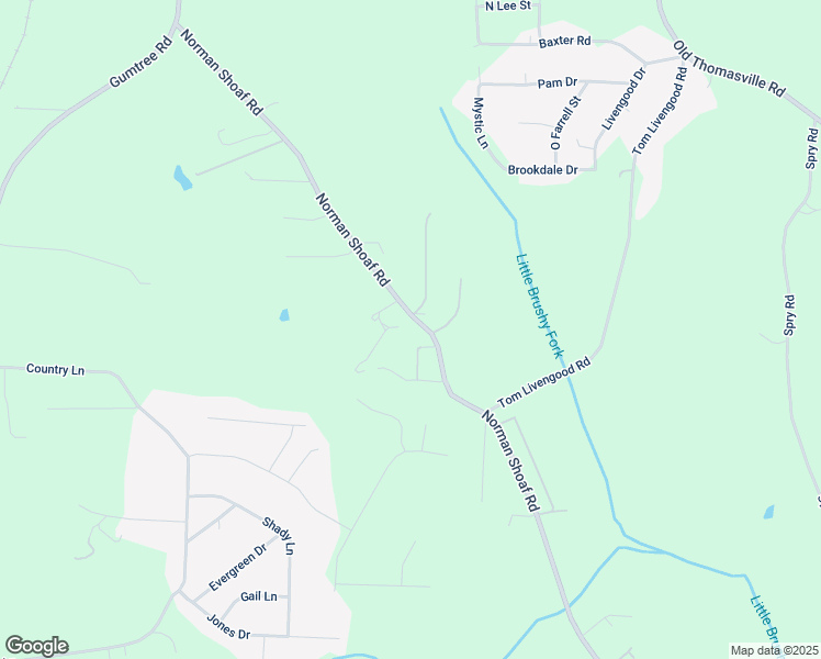 map of restaurants, bars, coffee shops, grocery stores, and more near 1703 Norman Shoaf Road in Winston-Salem