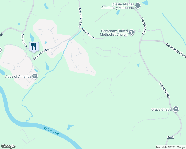map of restaurants, bars, coffee shops, grocery stores, and more near 1174 Muirfield Avenue in Clemmons
