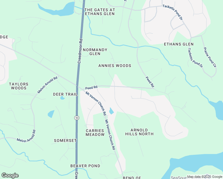 map of restaurants, bars, coffee shops, grocery stores, and more near 11533 John Allen Road in Raleigh