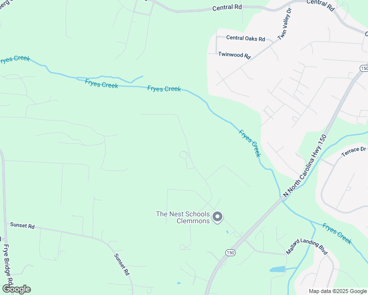 map of restaurants, bars, coffee shops, grocery stores, and more near 653 Goodwill Road in Clemmons