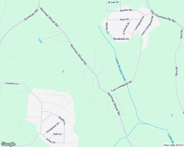 map of restaurants, bars, coffee shops, grocery stores, and more near 1703 Norman Shoaf Road in Winston-Salem