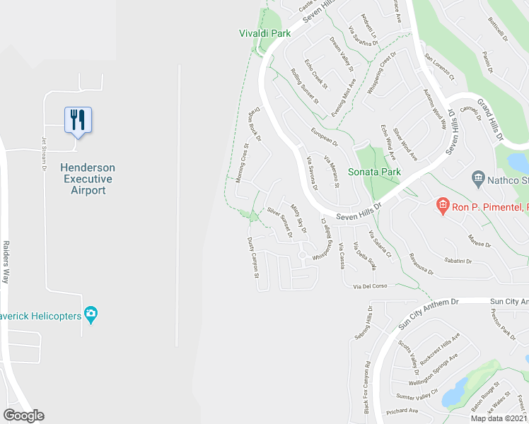 map of restaurants, bars, coffee shops, grocery stores, and more near in Henderson