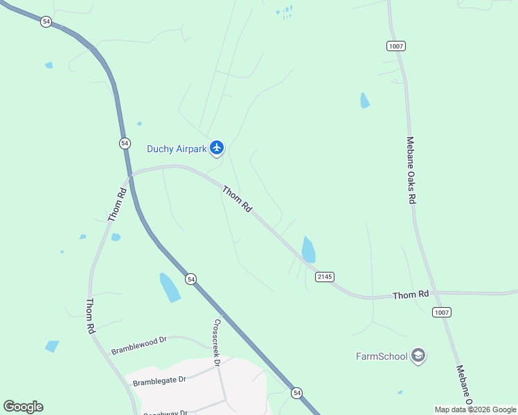 map of restaurants, bars, coffee shops, grocery stores, and more near 5559 Gouden Lane in Mebane