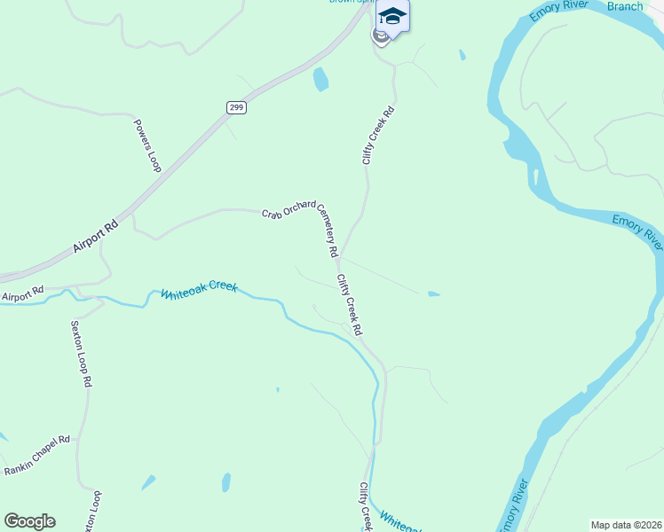 map of restaurants, bars, coffee shops, grocery stores, and more near 404 Clifty Creek Road in Oakdale