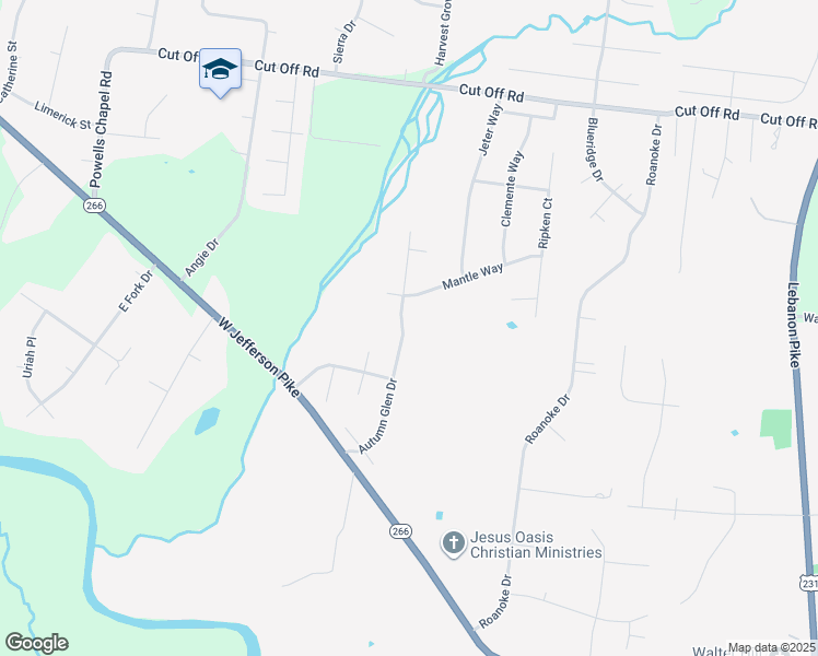 map of restaurants, bars, coffee shops, grocery stores, and more near 330 Autumn Glen Drive in Murfreesboro