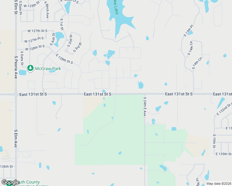 map of restaurants, bars, coffee shops, grocery stores, and more near 13022 South 6th Street in Jenks