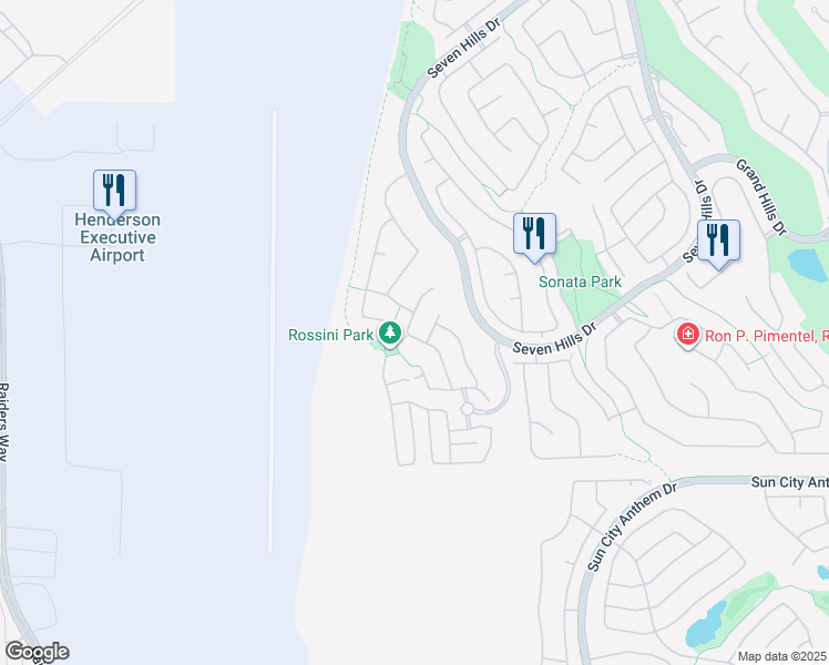 map of restaurants, bars, coffee shops, grocery stores, and more near 3197 Dusty Moon Avenue in Henderson