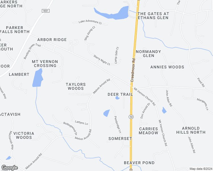 map of restaurants, bars, coffee shops, grocery stores, and more near 1408 Shady Pecan Place in Raleigh