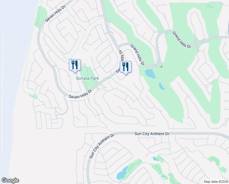 map of restaurants, bars, coffee shops, grocery stores, and more near 1498 Cilento Court in Henderson