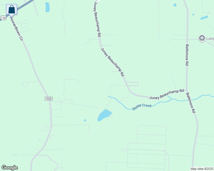 map of restaurants, bars, coffee shops, grocery stores, and more near 486 Juney Beauchamp Road in Advance