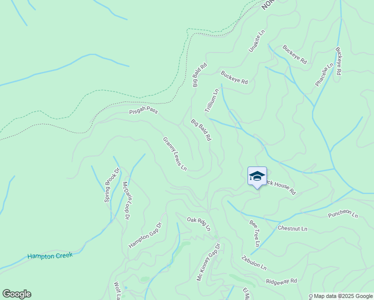 map of restaurants, bars, coffee shops, grocery stores, and more near 544 Granny Lewis Lane in Mars Hill