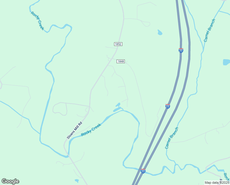 map of restaurants, bars, coffee shops, grocery stores, and more near 178 Leota Lane in Olin