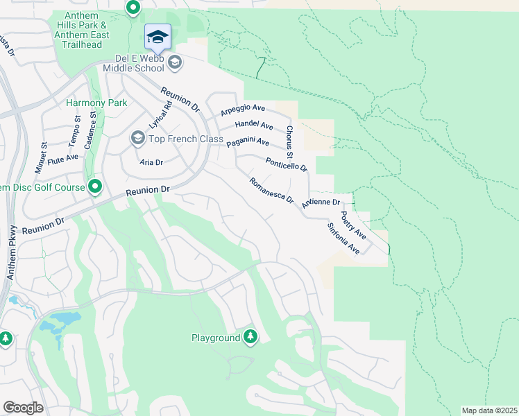 map of restaurants, bars, coffee shops, grocery stores, and more near 34 Contra Costa Place in Henderson