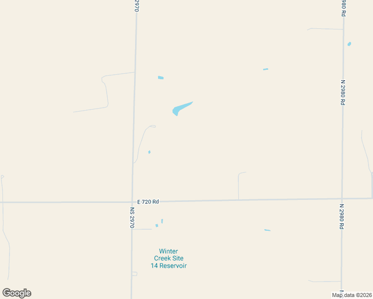 map of restaurants, bars, coffee shops, grocery stores, and more near 28193 East 720 Road in Crescent