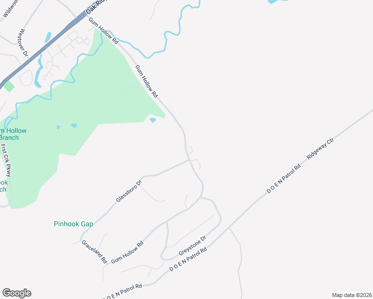 map of restaurants, bars, coffee shops, grocery stores, and more near 203 Gum Hollow Road in Oak Ridge