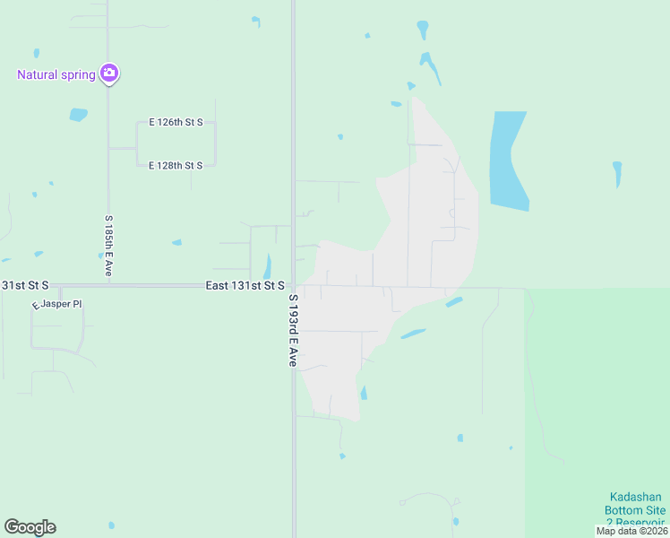 map of restaurants, bars, coffee shops, grocery stores, and more near 19465 East 131st Street South in Broken Arrow
