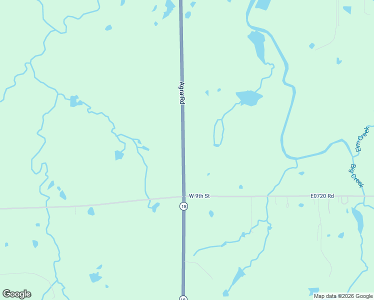 map of restaurants, bars, coffee shops, grocery stores, and more near 617 Agra Road in Cushing